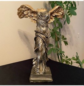 Resim Başsız Melek Antik Mitolojik Nike Heykeli 