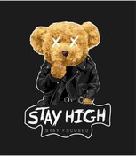 Resim UBGA GIFT Stay High 20 Cm Özel Tasarım Motor Kask Araba Duvar Stıcker Çıkartma 