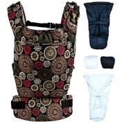 Resim Mamadusbaby Etnik Desen Yenidoğan Set Ergonomik Kanguru 
