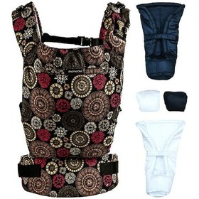 Resim Mamadusbaby Etnik Desen Yenidoğan Set Ergonomik Kanguru 