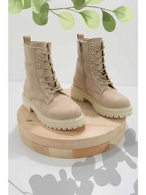 Resim Bej Süet Kadın Bot & Bootie K02534500102 