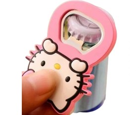 Resim Schulzz Originals Sanrio Hello Kitty Şişe Kapak Açacağı Arkası Magnetli Versiyon 