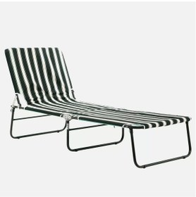 Resim Metal Katlanır Kamp Şezlongu, Deniz Şezlong, Havuz Şezlong 