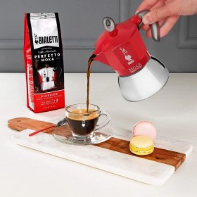 Resim Bialetti Indüksiyon Mokapot Kırmızı (6 Cup) 