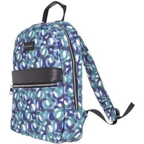 Resim Bloominbag Eternal Circles 13-14 İnç Macbook / Laptop Sırt Çantası Mavi - Beyaz 