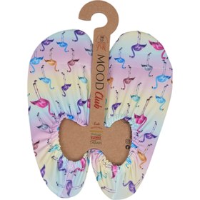 Resim Mood Club Rainbow Flamingo Deniz Ayakkabısı ve Kaydırmaz Havuz Patiği - Çok Renkli / 33-35 