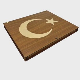 Resim Lüks El Yapımı Ahşap Tesbih Kutusu | 10'lu Koleksiyon Modeli 