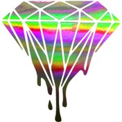 Resim meristeed Elmas Renk Değiştiren Hologram Sticker – Araba, Kask, Cam vb. Yüzeyler İçin 