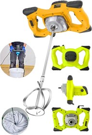 Resim MOONSHOP Pro Japan 4000 xBakir Sargi 6 Kademe Devirli Ayarlı Elektirikli Alçı Boya Ve Harç Karıştırıcı Mikser 