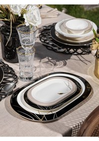 Resim Schafer Tılsım Charm Yemek Takımı 60 Parça-siyah 