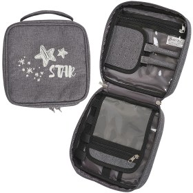 Resim Bakras Kolye Küpe Yüzük Bölmeli Tasarım Takı Çantası Takı Kutusu 