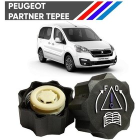 Resim Peugeot Partner Radyatör Yedek Su Depo Kapagi 1306J5 2009 2016 500019760 