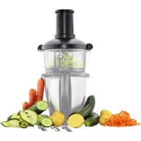 Resim Naturalp Wundermix Wunderzoodler Thermomix Mutfak Robotu Tm6 ve Tm5 Için Spiral Kesme Aparatı 