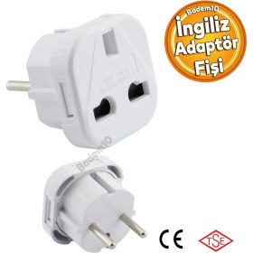 Resim Badem10 Seyahat Adaptörü Universal Türk Ingiliz Adaptör Fişi Amerikan Fiş Çevirici Priz Dönüştürücü 