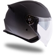 Resim Origine Palio 2.0 DeepSky Mat Siyah-Mat Titanium Güneş Vizörlü Açık Kask 