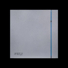 Resim Soler&Palau Silent 100 Crz Silver Design Soler Palau Banyo Aspiratör Havalandırma Fanı Debi 85 M3 Dekoratif Banyolar Tasarruflu Estetik Agmair Agm Havalandırma 