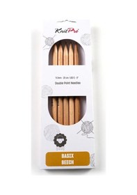 Resim Knitpro Basix Birch Huş Ağacı 9mm 20cm Çorap Şişi 35125 