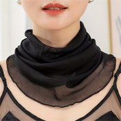 Resim Kadınlar için Şık Baskılı Boyun Gaiter Eşarp - Elastik Nefes Alabilir Yüz Maskesi & Klasik Baskı, Yürüyüş, Seyahat, Soğuk Hava İçin Çok Yönlü Dış Aksesuar, Sofistike Tasarım, Yumuşak Doku, Detaylı Baskı 