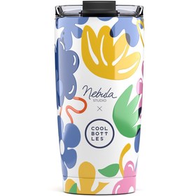 Resim Cool Bottles The Tumbler - Nebula - Floral Madness 550ml 