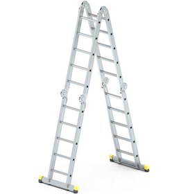 Resim - Skypratix Fonksiyonel Alüminyum Katlanır Merdiven 4x5 