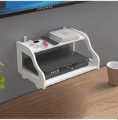 Resim Fastbuy Dream011 Beyaz Tel Kutusu Duzenleyici - Kablosuz Wifi, Masif Ahsap Plastik Duvar Rafi 