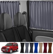 Resim Pandami Fiat Doblo I 2000-2010 Uyumlu Gri Raylı Oto Perde Takımı 