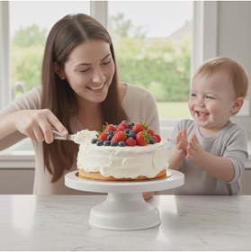 Resim Beysa Plastik Pasta Sıvama Standı Çap 32 CM 