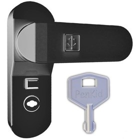 Resim 5 Adet Penkid Pvc Pencere Çocuk Emniyet Kilidi Anahtarlı Siyah 