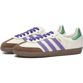 Resim adidas samba off white core purple green brown (W) 