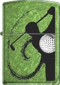 Resim Zippo Golf Swing Meadow Green Çakmak - 49007-00063-model34 