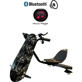 Resim Citymate Drift Car Bluetooth Hoparlörlü Graffiti Desenli Drift Scooter 