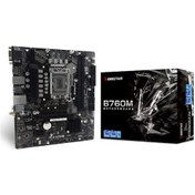 Resim Biostar B760MX2-E Intel B760 4400 MHz (OC) DDR4 Soket 1700 mATX Anakart 