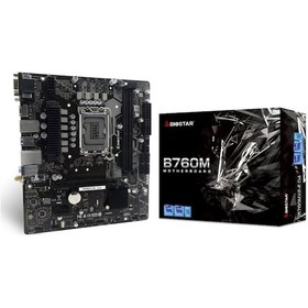 Resim Biostar B760MX2-E Intel B760 4400 MHz (OC) DDR4 Soket 1700 mATX Anakart 