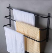 Resim Abronya Havluluk 3 Katlı Metal Banyo Askısı 