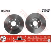 Resim Trw DF4200 FREN DİSKİ ARKA CORSA C 00- COMBO 00- TIGRA B 04- DÜZ 