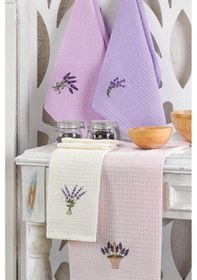 Resim 6 Parça Mutfak Kurulama Bezi 30 X 50 Cm Lavender Flower 