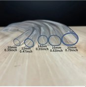 Resim Willowhaven 10mm İç Çap 196.85 İnç Şeffaf Pvc Bahçe Sulama Ve Akvaryum Hortumu 