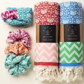 Resim Peştemal Gift Box - Adinkra Antrasit 