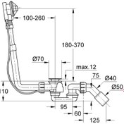 Resim Grohe Talento Küvet Tropleni - 28939000 