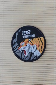 Resim İZMİR ASKERİ MALZEME 192 Tigers Nakis islemeli Arma Pec Patch 