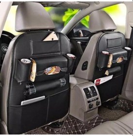 Resim Joyjadehub Araba İç Aksesuarları Çok Fonksiyonlu Deri Sandalye Diğer 