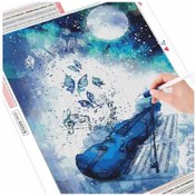 Resim Elmas Boyama Seti Manzara Keman 5d Dıy Elmas Nakış Satış Kelebek Ay Resimleri Rhinestones El Yapımı Hediye Tam Kare 20x30cm 