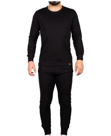 Resim Momslab Unisex Siyah Alt Üst Takım Termal Içlik Bere Hediyeli Haki 