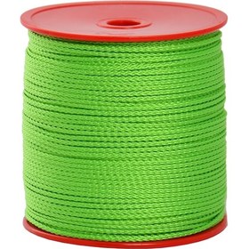 Resim 1,5 Mm Polyester Çok Amaçli Ip Halat - Yeşil - 200 M. 