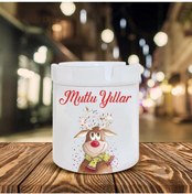 Resim Genel Markalar Yılbaşı Noel Temalı Baskılı Seramik Şık Küllük 