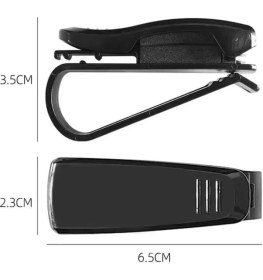 Resim Araç Gözlük Tutucu Araç Içi Güneşlik Klipsli Universal Gözlük Kart Tutma Aparatı 