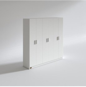 Resim Kenzlife Gardırop 6 Kapaklı Kapılı Anemon 180 180 42 Byz Gardolap Dolap 