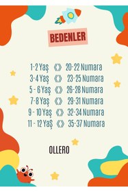 Resim Ollero 12 Çift Çocuk Patik Çorap Burun Dikişsiz 