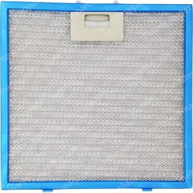 Resim Icanpares Franke Uyumlu En 26,2 cm Boy 25,3 cm - Arka Tırnak 12,5 cm Aspiratör Davlumbaz Metal Yağ Filtresi 
