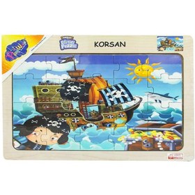Resim 53/54/55/56 AHŞAP EĞİT.PUZZLE KORSAN 